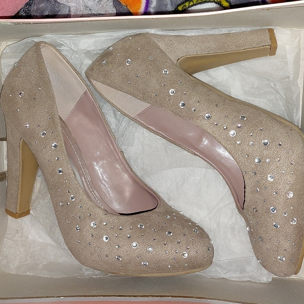 Liz Cole high heels eight medium rose gold